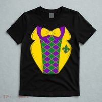 Mardi Gras Tuxedo Party Tux T-Shirt thumb 5