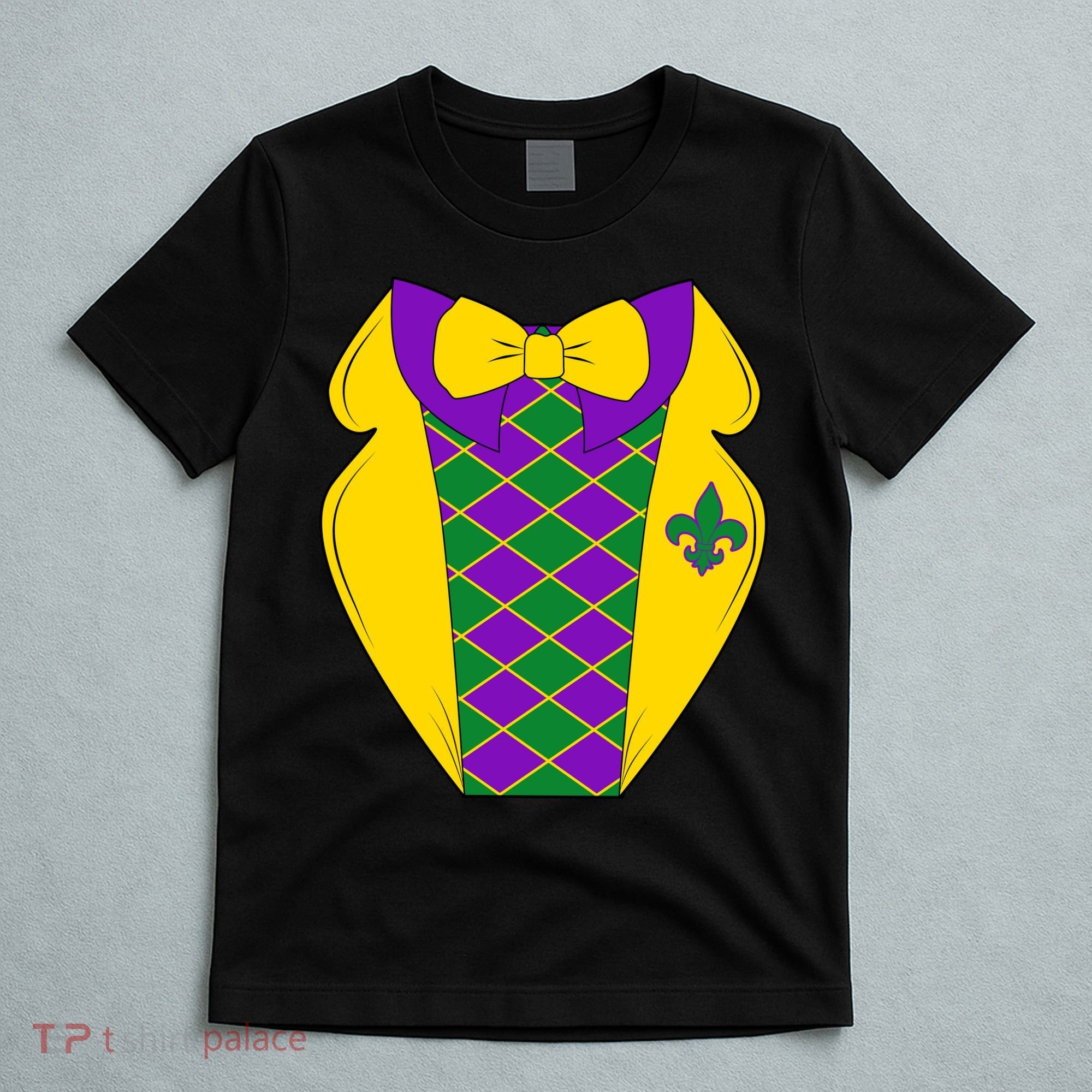 Mardi Gras Tuxedo Party Tux T-Shirt