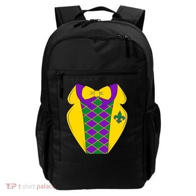 Mardi Gras Tuxedo Party Tux Backpack