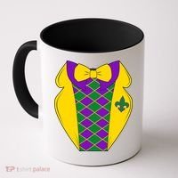 Mardi Gras Tuxedo Party Tux Coffee Mug thumb 0