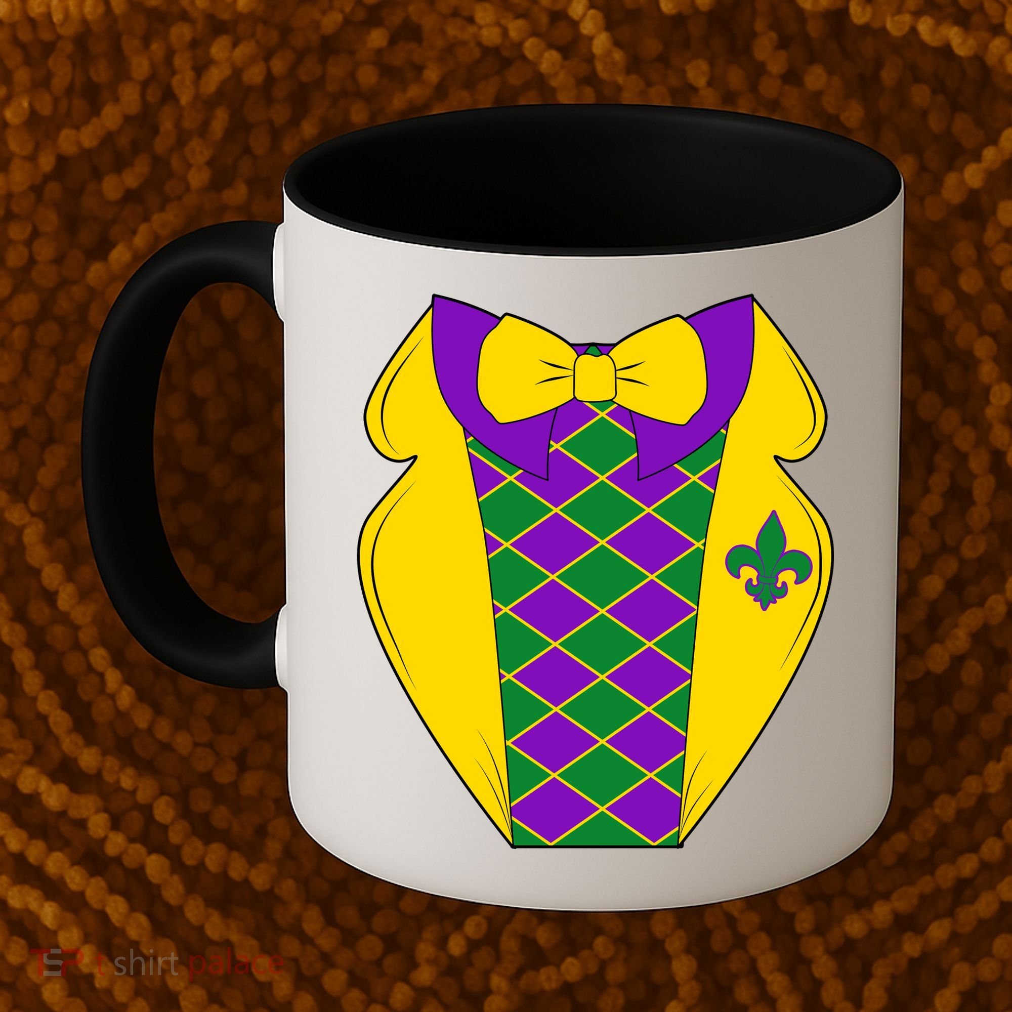 Mardi Gras Tuxedo Party Tux Coffee Mug