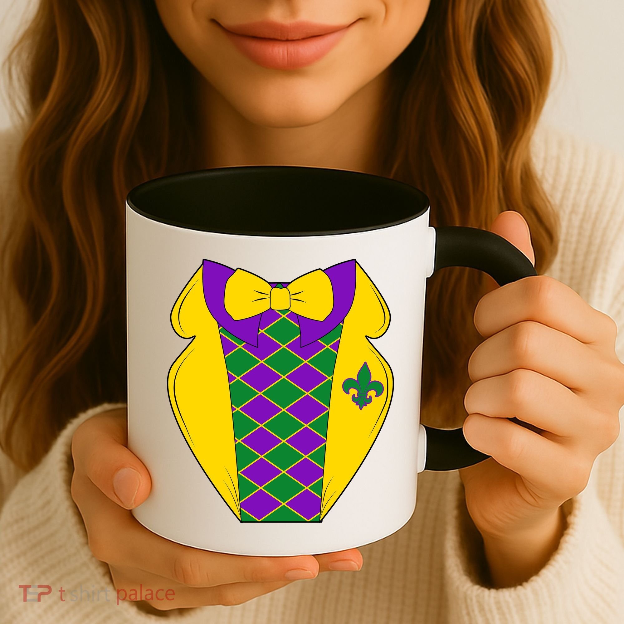 Mardi Gras Tuxedo Party Tux Coffee Mug