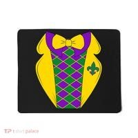 Mardi Gras Tuxedo Party Tux Mousepad thumb 0