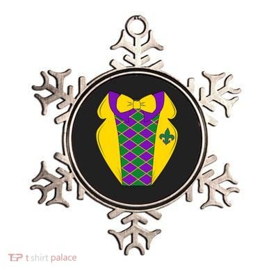 Mardi Gras Tuxedo Party Tux Ornament