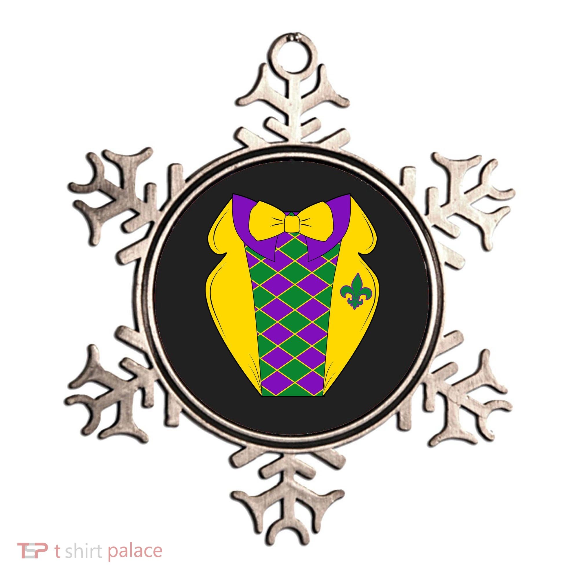 Mardi Gras Tuxedo Party Tux Ornament