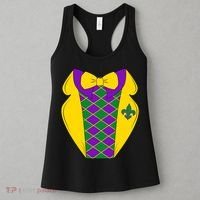 Mardi Gras Tuxedo Party Tux Women's Tank Top thumb 3