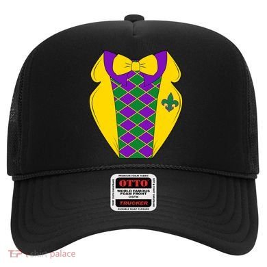 Mardi Gras Tuxedo Party Tux Hat