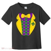 Mardi Gras Tuxedo Party Tux Toddler T-Shirt thumb 0