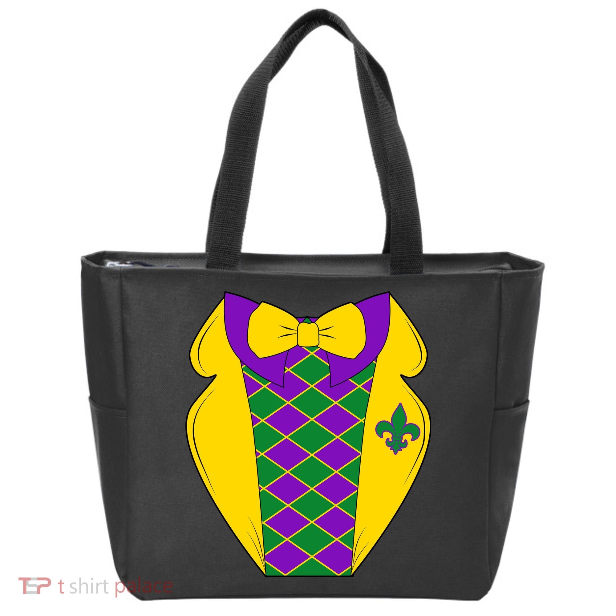 Mardi Gras Tuxedo Party Tux Tote Bag