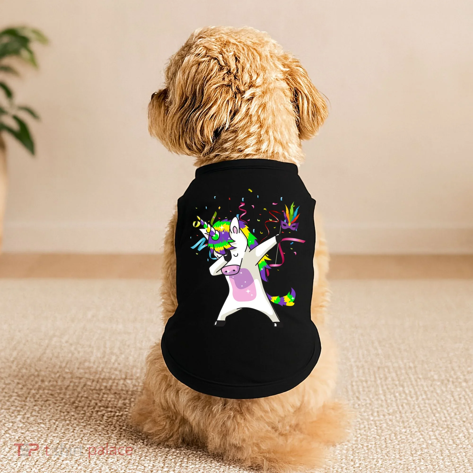 Mardi Gras Unicorn Celebration Doggie Tank