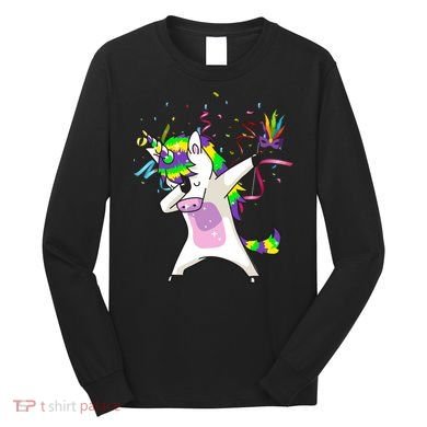 Mardi Gras Unicorn Celebration Long Sleeve Shirt
