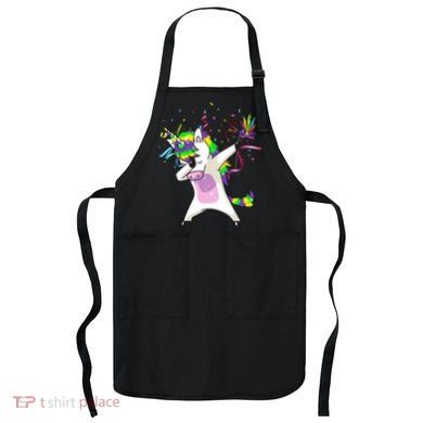 Mardi Gras Unicorn Celebration Apron