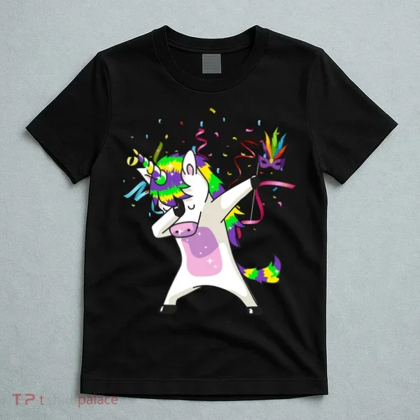 Mardi Gras Unicorn Celebration T-Shirt