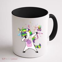Mardi Gras Unicorn Celebration Coffee Mug thumb 1