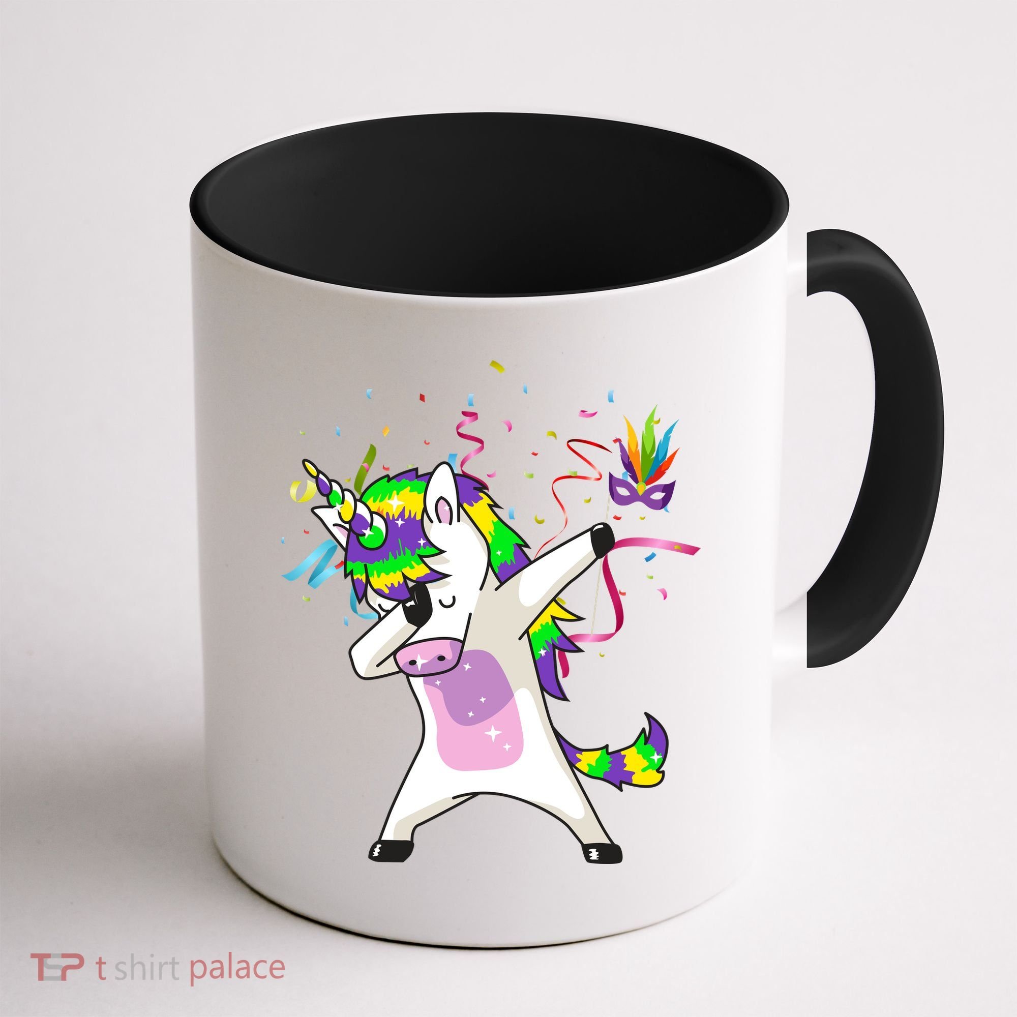 Mardi Gras Unicorn Celebration Coffee Mug