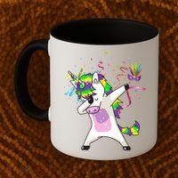 Mardi Gras Unicorn Celebration Coffee Mug thumb 2