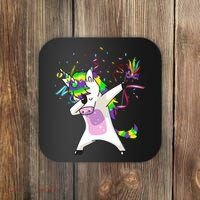 Mardi Gras Unicorn Celebration Coaster thumb 0