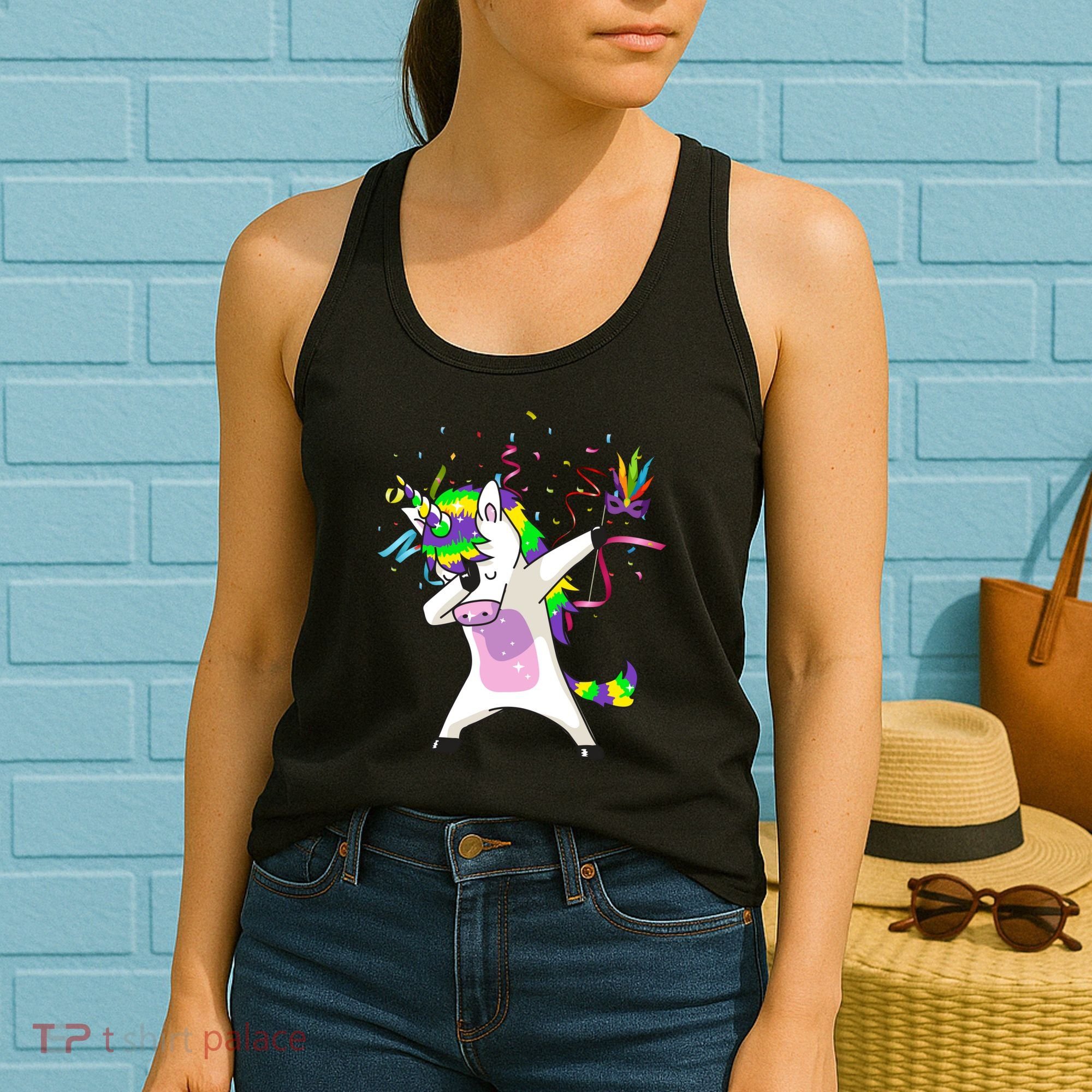 Mardi Gras Unicorn Celebration Women's Tank Top