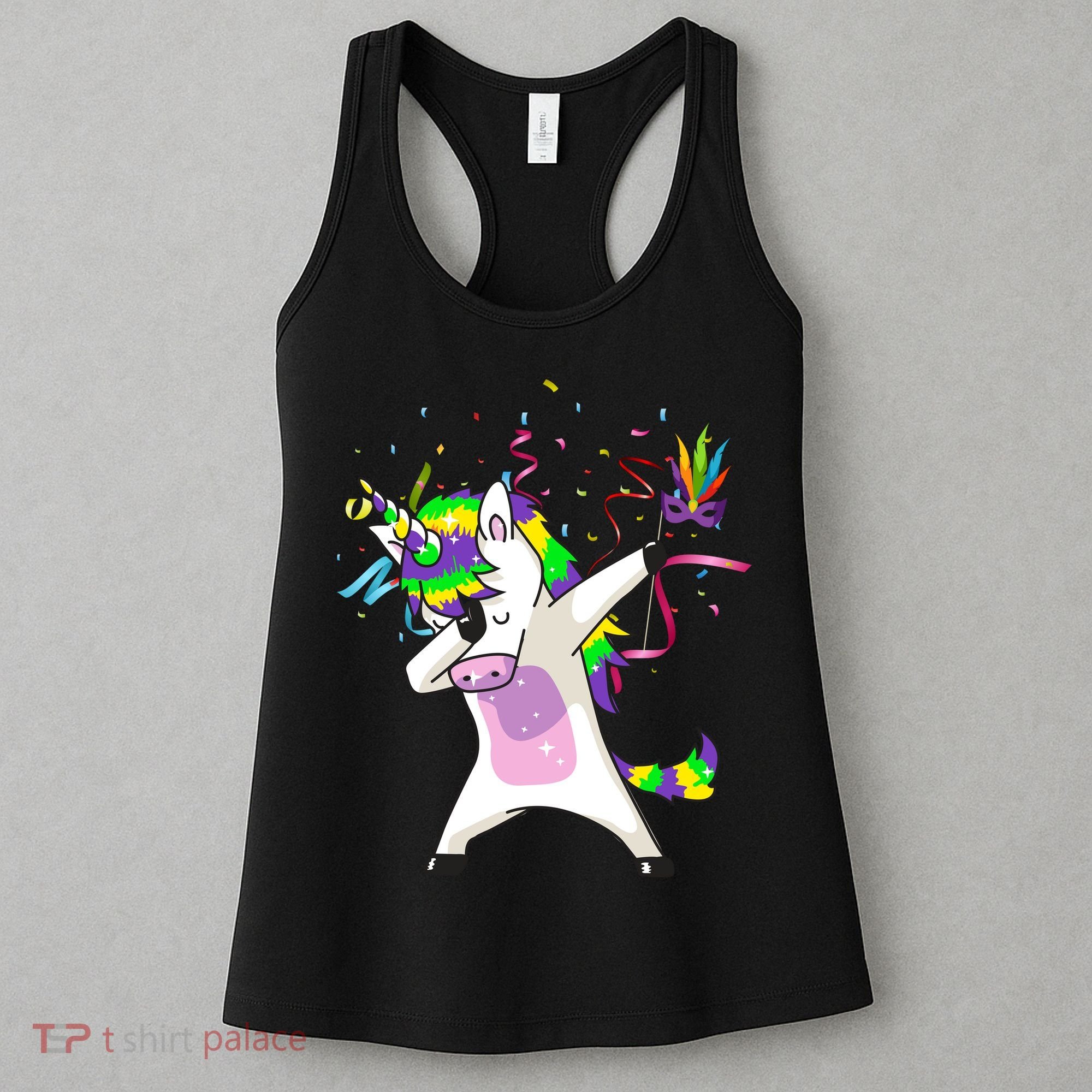 Mardi Gras Unicorn Celebration Women's Tank Top
