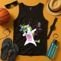 Mardi Gras Unicorn Celebration Tank Top thumb 4
