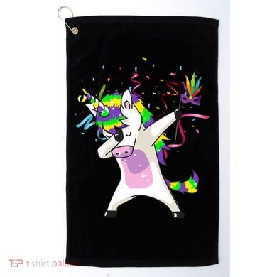 Mardi Gras Unicorn Celebration Golf Towel