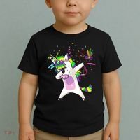 Mardi Gras Unicorn Celebration Toddler T-Shirt thumb 2