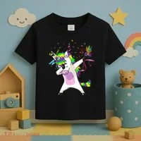 Mardi Gras Unicorn Celebration Toddler T-Shirt thumb 3