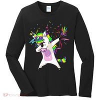 Mardi Gras Unicorn Celebration Women's Long Sleeve Shirt thumb 0