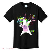 Mardi Gras Unicorn Celebration Kids T-Shirt thumb 0