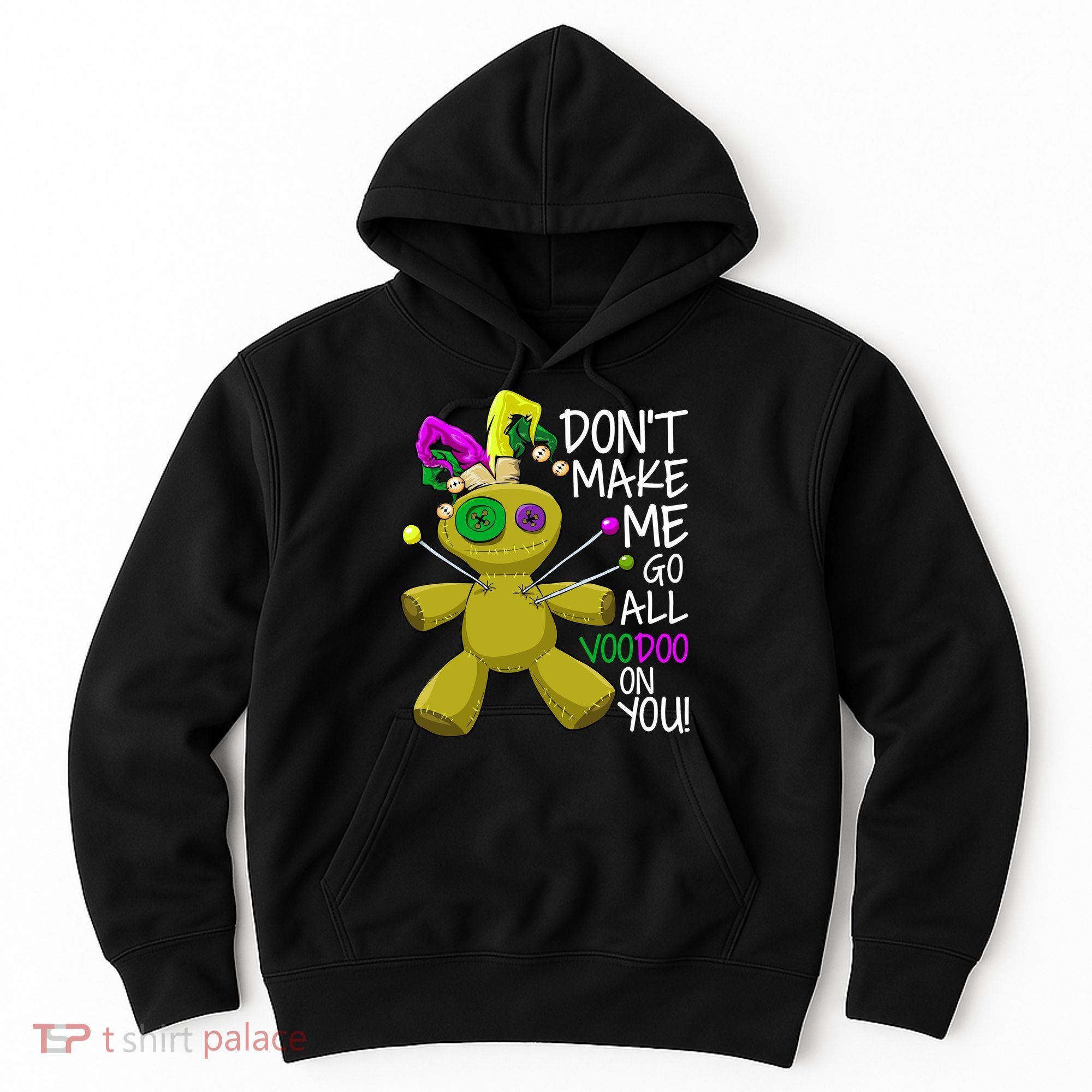 Mardi Gras Voodoo Doll Hoodie