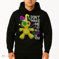 Mardi Gras Voodoo Doll Hoodie thumb 2