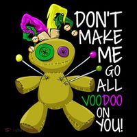 Mardi Gras Voodoo Doll Hoodie thumb 7