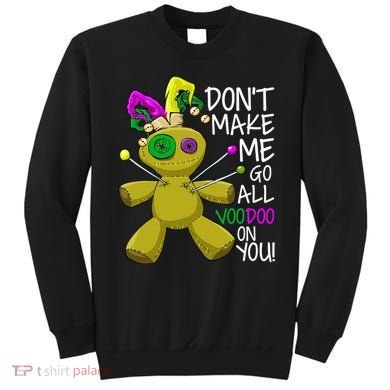 Mardi Gras Voodoo Doll Sweatshirt