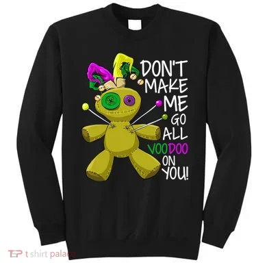 Mardi Gras Voodoo Doll Sweatshirt