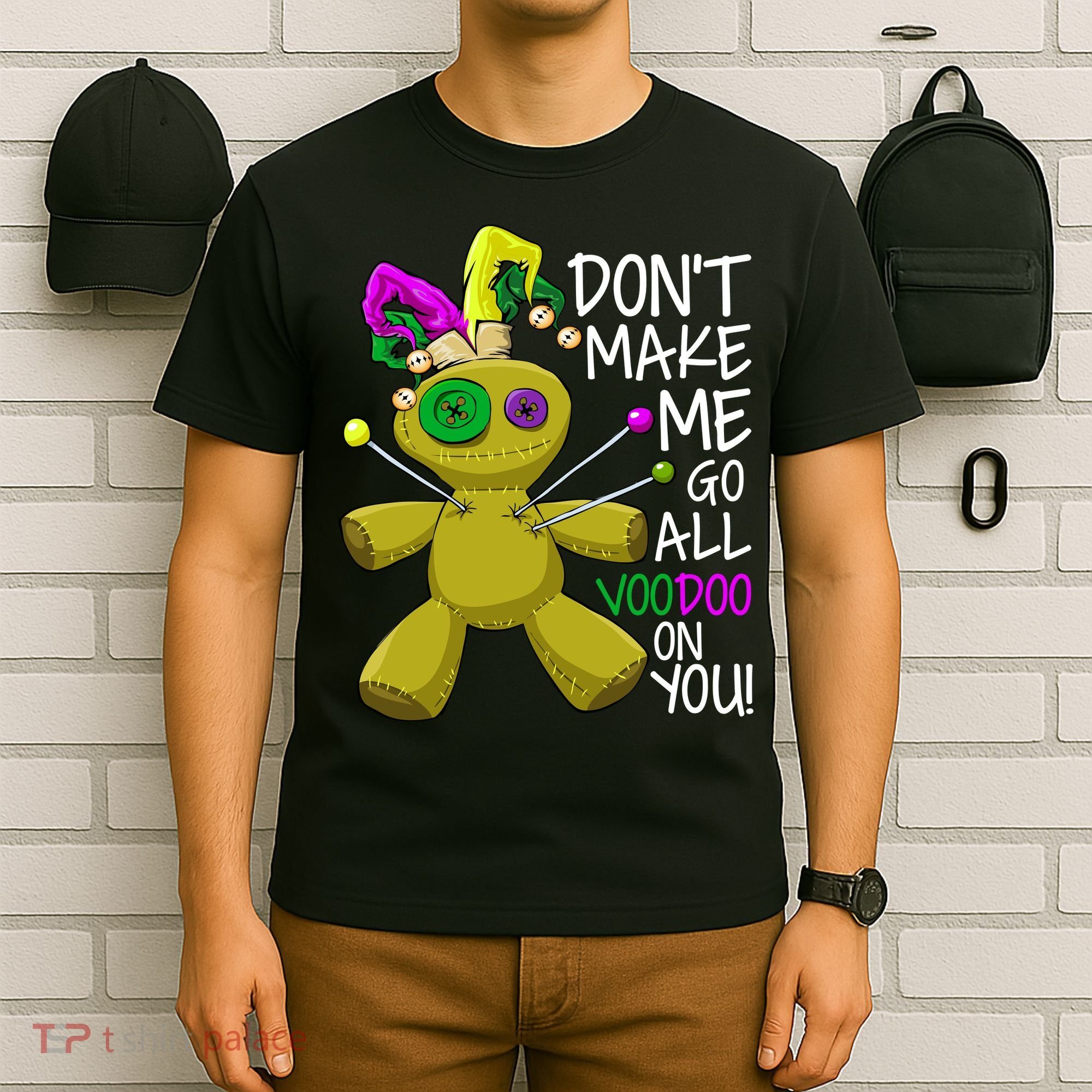 Mardi Gras Voodoo Doll T-Shirt