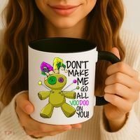 Mardi Gras Voodoo Doll Coffee Mug thumb 3