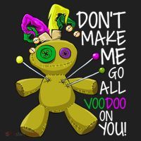 Mardi Gras Voodoo Doll Beanie thumb 2