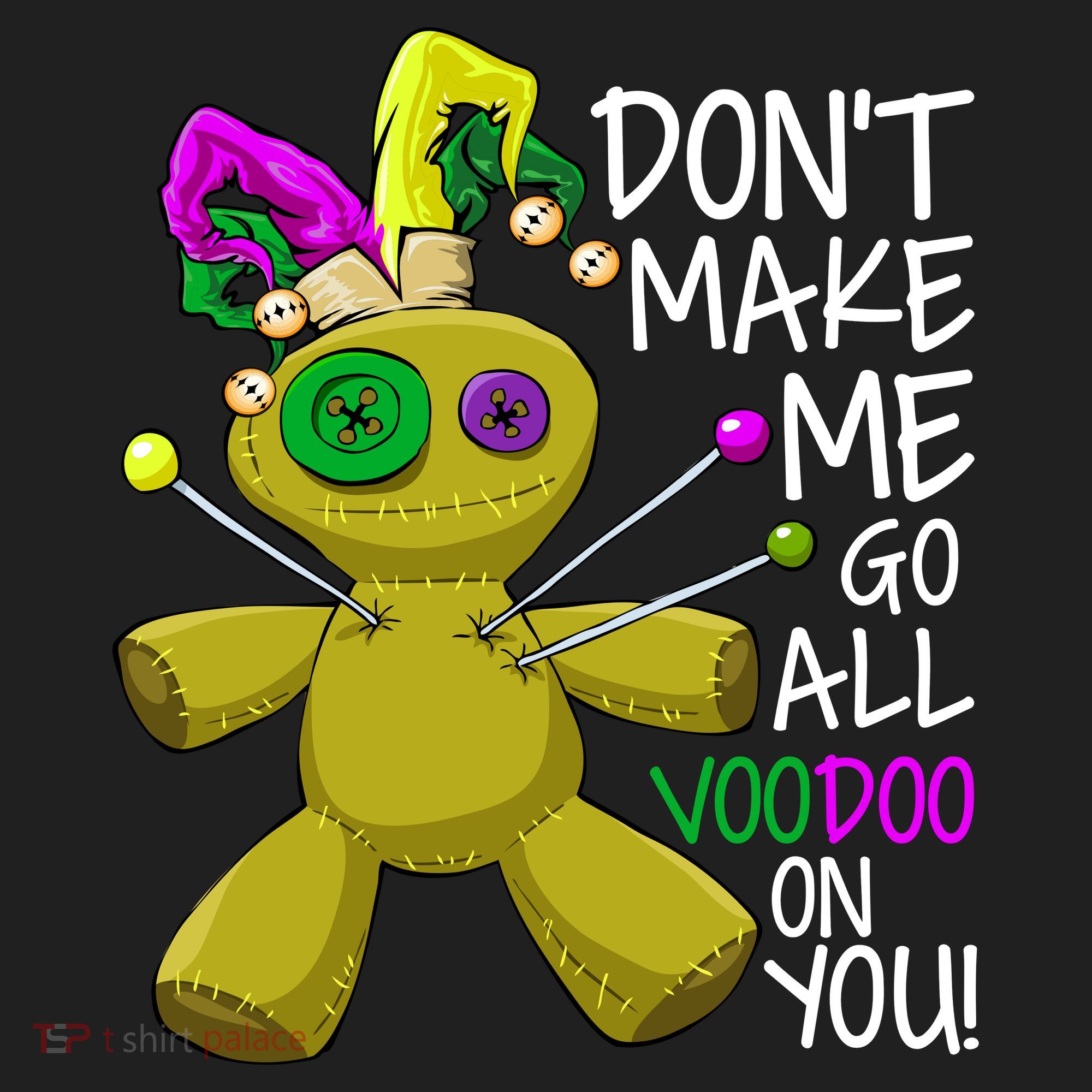 Mardi Gras Voodoo Doll Beanie