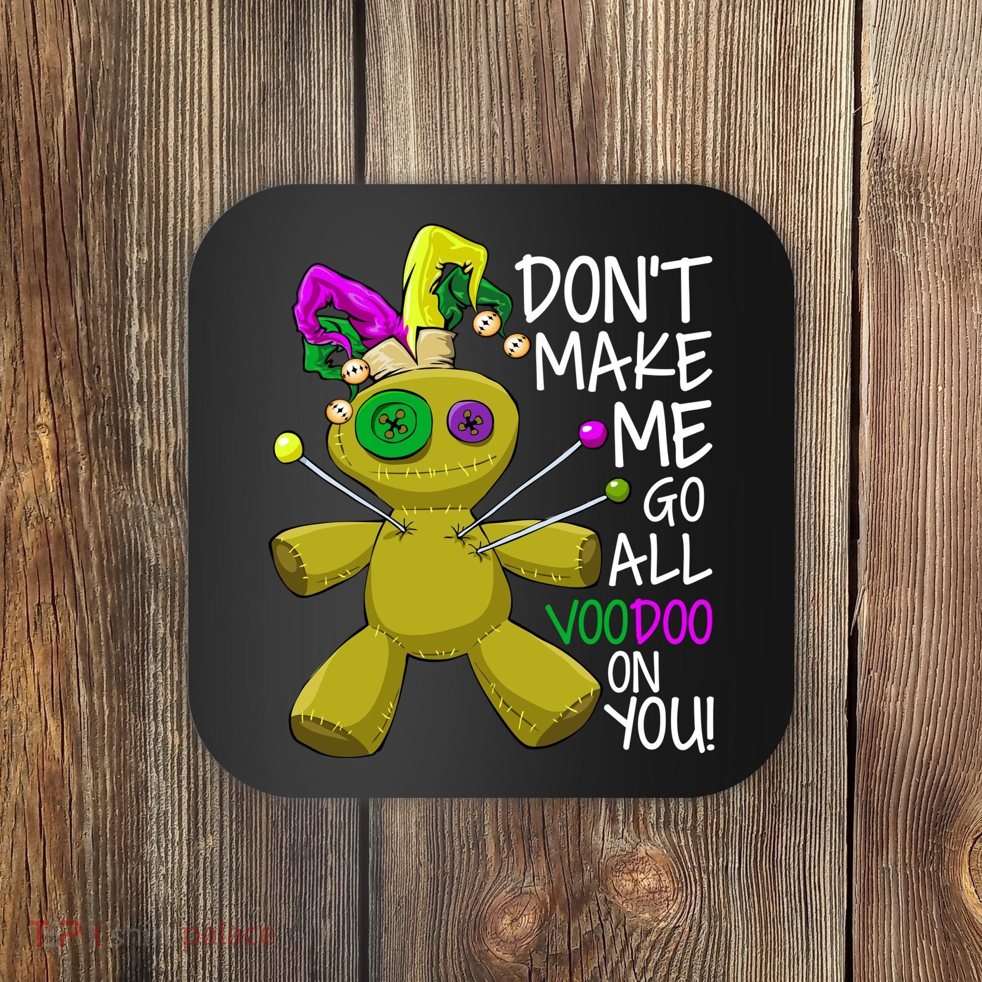 Mardi Gras Voodoo Doll Coaster