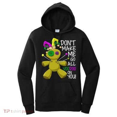 Mardi Gras Voodoo Doll Women's Hoodie