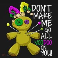 Mardi Gras Voodoo Doll Ornament thumb 1