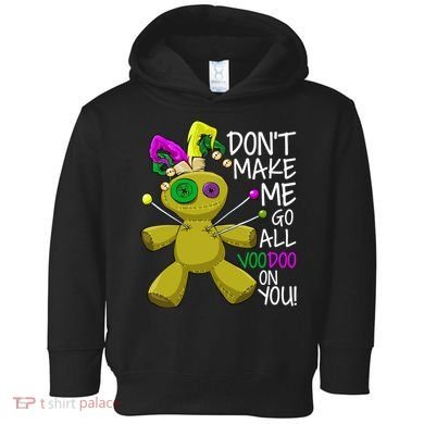 Mardi Gras Voodoo Doll Toddler Hoodie