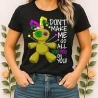 Mardi Gras Voodoo Doll Women's T-Shirt thumb 2