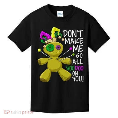 Mardi Gras Voodoo Doll Kids T-Shirt