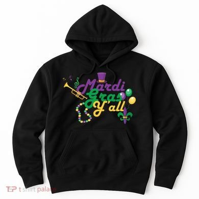 Mardi Gras Y'all Hoodie