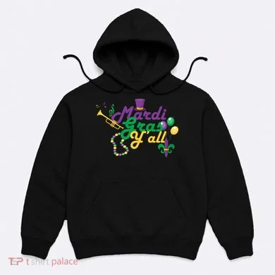 Mardi Gras Y'all Hoodie