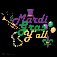 Mardi Gras Y'all Hoodie thumb 7