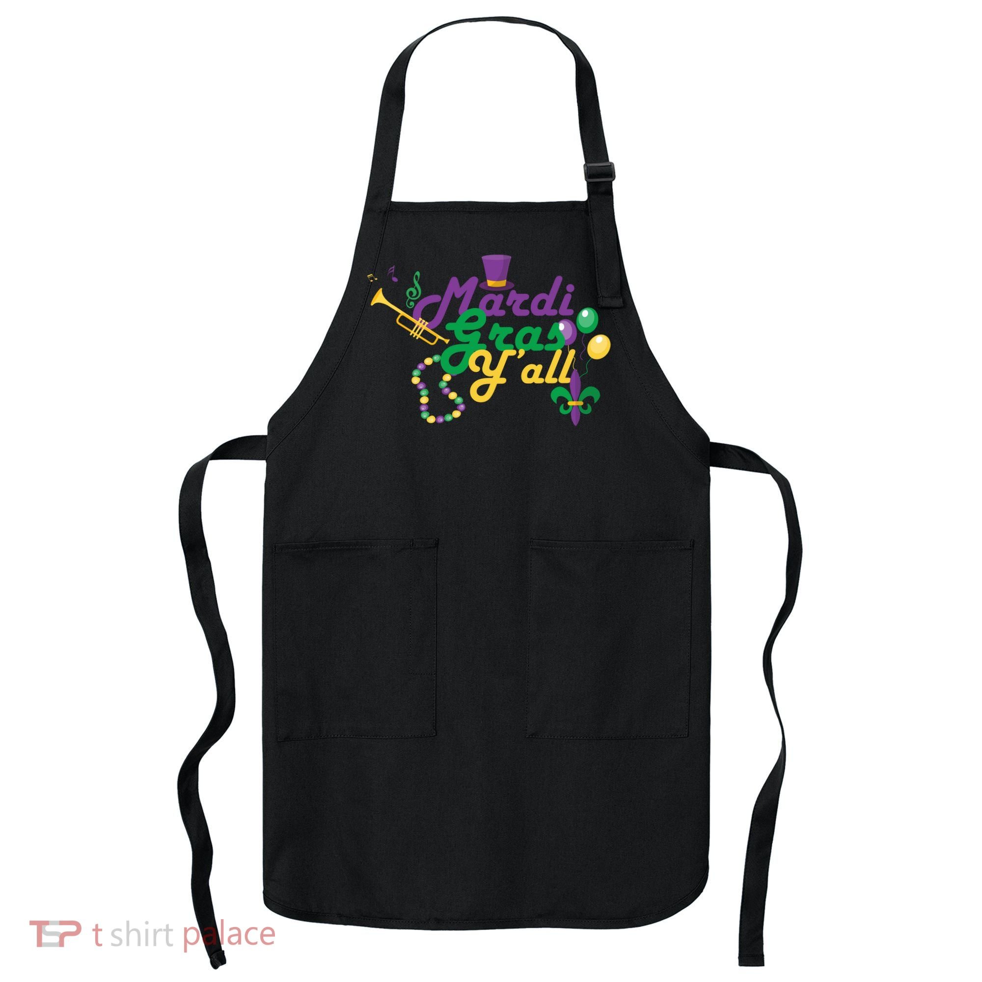 Mardi Gras Y'all Apron