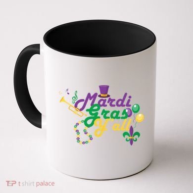 Mardi Gras Y'all Coffee Mug