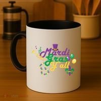 Mardi Gras Y'all Coffee Mug thumb 4